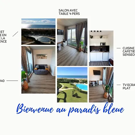 4 Pers Avec Piscine & Parking ,acces Direct Lägenhet La Grande Motte